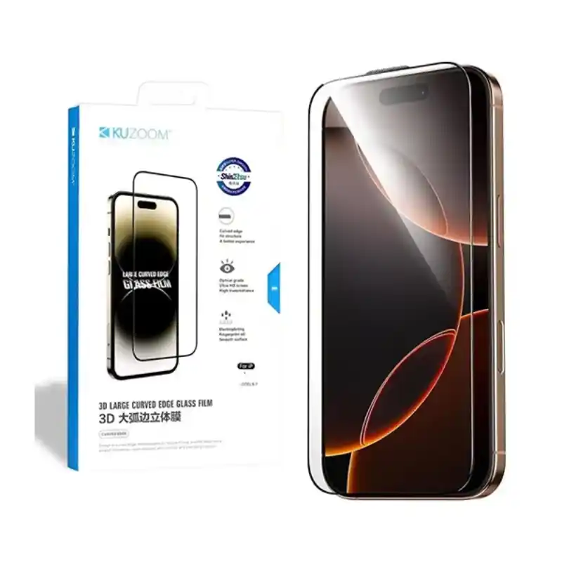 گلس KUZOOM مناسب برای گوشی آیفون 15 pro max گلس KUZOOM مناسب برای گوشی آیفون 15 pro max