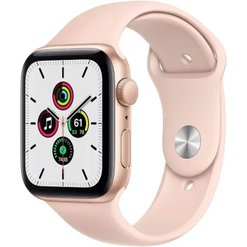 اپل واچ SE gen1 رزگلد سایز 44mm باطری حافظه 32 گیگابایت - کارکرده